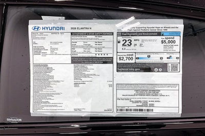 2026 Hyundai Elantra N Base