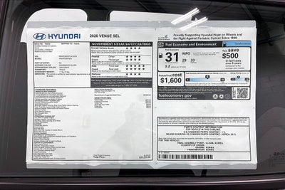 2026 Hyundai Venue SEL