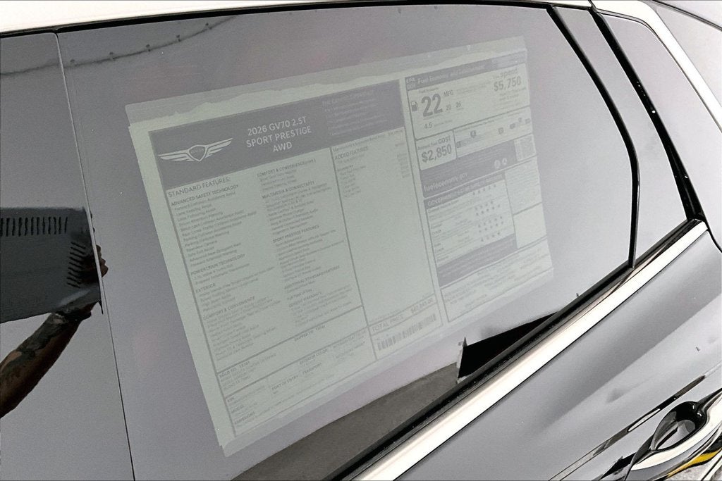 2026 Genesis GV70 2.5T SPORT PRESTIGE